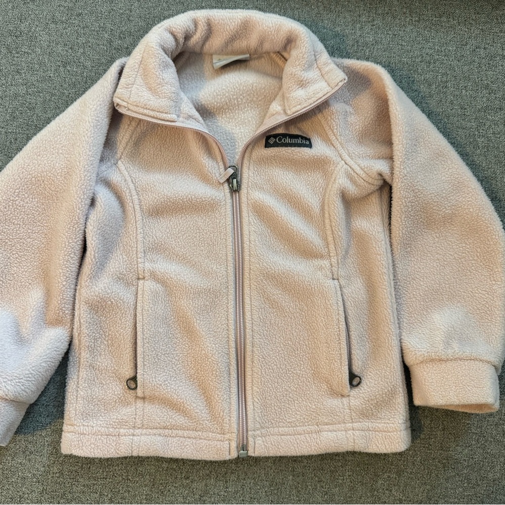 Columbia Soft Fleece Jacket - Light Pink